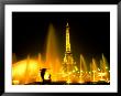 Fountain At The Eiffel Tower, Paris, France by Bill Bachmann Limited Edition Pricing Art Print