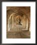 Stone Vaults And Nimbar (Pulpit) In Prayer Hall Of Jami Masjid, Mandu, Madhya Pradesh State, India by Richard Ashworth Limited Edition Print