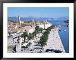 Promenade Of The Medieval Town Of Trogir, Unesco World Heritage Site, North Of Split, Croatia by Richard Ashworth Limited Edition Print