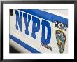 Nypd Police Car, Manhattan, New York City, New York, Usa by Amanda Hall Limited Edition Print