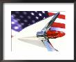 Classic Cadillac And American Flag by Bill Bachmann Limited Edition Print