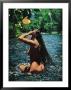 Tahitian Girl Bathing, South Seas by Eliot Elisofon Limited Edition Pricing Art Print