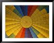Looking Up At The Inside Of A Colorful Hot Air Balloon by Todd Gipstein Limited Edition Print
