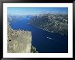 Preikestolen Rock Overlooking Lysefjord, Near Stavanger, South West Fjords, Norway by Gavin Hellier Limited Edition Print