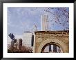 Old Stock Exchange Arch And Downtown Skyscrapers, Chicago, Illinois, Usa by Jenny Pate Limited Edition Print