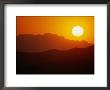 Sunset Over Silhouetted Mountain Ridges by Raymond Gehman Limited Edition Print