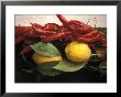 Lemons And Dried Red Peppers For Sale As Local Produce On The Amalfi Coast In Ravello, Italy by Richard Nowitz Limited Edition Print