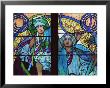 Stained Glass By Mucha, St. Vitus Cathedral, Prague, Czech Republic by Upperhall Limited Edition Pricing Art Print