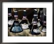 Bottles Of Chianti Displayed, San Gimignano, Italy by Robert Eighmie Limited Edition Pricing Art Print