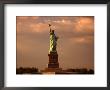 Statue Of Liberty At Sunrise, New York City, New York, Usa by Angus Oborn Limited Edition Pricing Art Print