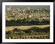Old Jerusalem, The Dome Of The Rock And The Ancient City Wall by Joel Sartore Limited Edition Print