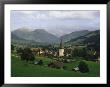 A Pastoral View Of A Village In The Swiss Alps by James P. Blair Limited Edition Print