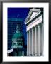 Old Courthouse And Historic Dome Reflected In Modern Building, St. Louis, Missouri by John Elk Iii Limited Edition Print