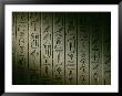 Egyptian Hieroglyphics Decorate The Walls Of The Tomb Of King Pepi I by Kenneth Garrett Limited Edition Print