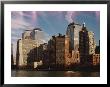 Downtown Financial District Of Manhattan by Eightfish Limited Edition Print