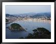 San Sebastian Bay At Night, Basque Country, Euskadi, Spain by Christian Kober Limited Edition Print