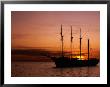 Tall Ship At Anchor South Of Rouseau, West Coast, Roseau, Dominica by Michael Lawrence Limited Edition Print