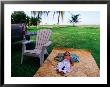 Boy Sleeping Outside Vaoto Lodge, Manua'a Islands, American Samoa by Peter Hendrie Limited Edition Print