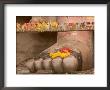 Thailand, Candle And Marigold Flowers At Buddha's Feet by Gavriel Jecan Limited Edition Print