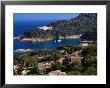 Town Of Aigua Blava And It's Hilltop Parador Nacional De La Costa Brava, Catalonia, Spain by Stephen Saks Limited Edition Print