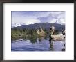 Dragon Boats Made Of Reeds, Uros Floating Islands, Lake Titicaca, Peru by Cindy Miller Hopkins Limited Edition Print