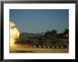 Tanks On The Firing Range At Camp Casey by Michael S. Yamashita Limited Edition Pricing Art Print