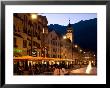 People Relaxing Along Maria Theresien Strasse, Innsbruck, Austria by Glenn Beanland Limited Edition Print