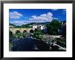 River Dee Flowing Under Bridge Through Town, Llangollen, United Kingdom by Anders Blomqvist Limited Edition Print