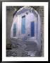Blue Doors And Whitewashed Wall, Morocco by John & Lisa Merrill Limited Edition Print