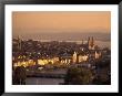 Sunset Over Zurich, Switzerland From Hotel Zurich by Richard Nowitz Limited Edition Print