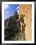 Young Man Climbs Scarface Above The Crooked River Below by Mark Cosslett Limited Edition Print