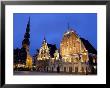 House Of The Blackheads At Night, Town Hall Square, Ratslaukums, Riga, Latvia, Baltic States by Gary Cook Limited Edition Print