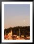 Full Moon Rising Over Boothbay Harbor, Me by Ed Langan Limited Edition Pricing Art Print