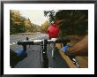 View Over The Handlebars Of A Bicycle Speeding Along A Vermont Road by Skip Brown Limited Edition Pricing Art Print