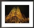 A Night View Of Gaudis Temple Expiatori De La Sagrada Familia by Michael Melford Limited Edition Pricing Art Print