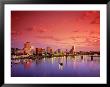 The Portland Spirit On The Willamette River At Sunrise In Portland, Oregon, Usa by Janis Miglavs Limited Edition Print