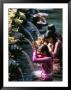 Young Women At Tirta Empul Temple, Ubud Region, Island Of Bali, Indonesia, Southeast Asia by Bruno Morandi Limited Edition Print