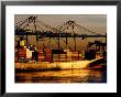 Container Ship In Port, Los Angeles, California by Richard Cummins Limited Edition Print