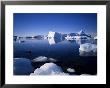 Ice Scenery And Seal, Antarctica, Polar Regions by Geoff Renner Limited Edition Print