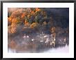 Lake District Boathouse On Misty Morning by David Clapp Limited Edition Print