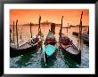 Gondolas On The Bacino Canal, Venice, Italy by Jon Davison Limited Edition Print