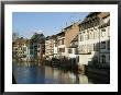 Houses In Petite France On Ill River, Strasbourg, Haut Rhin, Alsace, France by Walter Bibikow Limited Edition Print