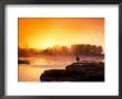 Fisherman On Venta River Waterfall, Kuldiga, Kurzeme Region, Latvia by Janis Miglavs Limited Edition Print