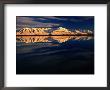 Ben Ohau Range Reflected In Tekapo Canal, Canterbury, New Zealand by David Wall Limited Edition Print