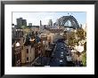 Historic Buildings And Sydney Harbor Bridge, The Rocks, Australia by David Wall Limited Edition Pricing Art Print