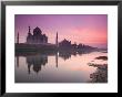 Taj Mahal From Along The Yamuna River At Dusk, India by Walter Bibikow Limited Edition Print