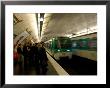 Commuters Inside Metro Station, Paris, France by Lisa S. Engelbrecht Limited Edition Print