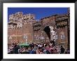 Market Stalls In Front Of Bab Al-Yaman (Gate Of Yemen), San'a, Yemen by Bethune Carmichael Limited Edition Print