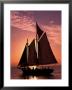 Sailboat At Sunset, Key West's Old Town Harbour, Florida Keys, Florida, Usa by Greg Johnston Limited Edition Print