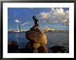 The Little Mermaid Gazes Out Over The Entrance To Copenhagen, Denmark by Keenpress Limited Edition Print